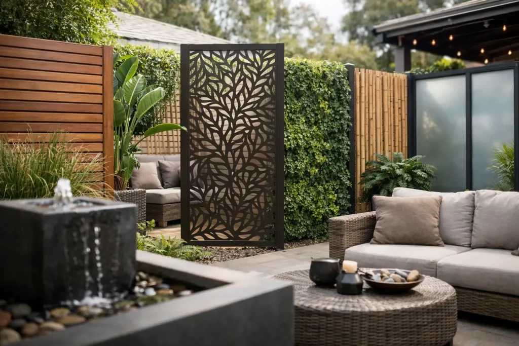 10 Courtyard Privacy Screen Examples That Work